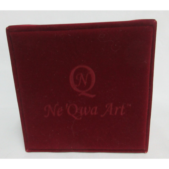 Ne'Qwa Art Christmas Ornament "Christmas Cat" handpainted Artist Susan Winget CO - Picture 9 of 11